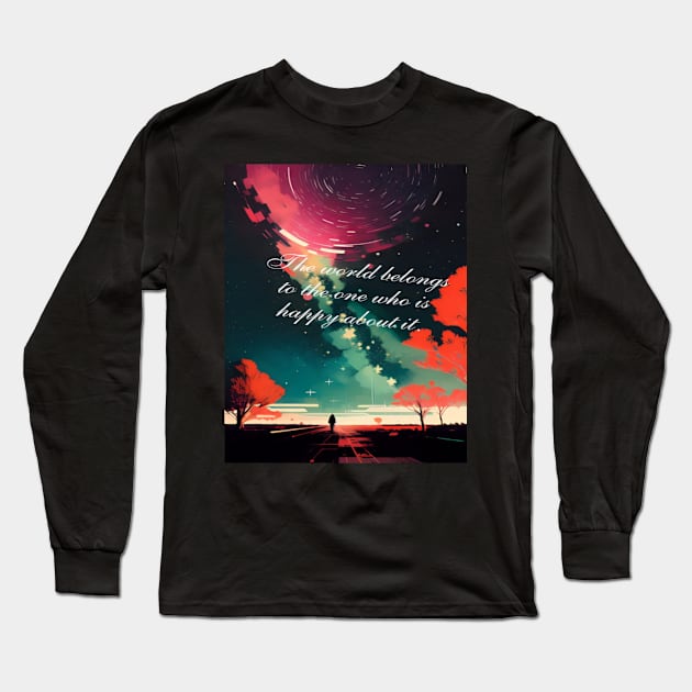 "the wisdom of our life" Long Sleeve T-Shirt by umculi